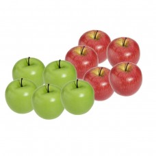 Artificial Apple Plastic Fruits Imitation Home Decor 10pcs Red and Green ED 190268123280  121940439840